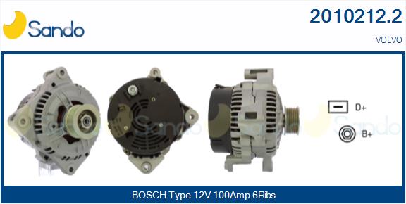 SANDO ALTERNATORE VOLVO