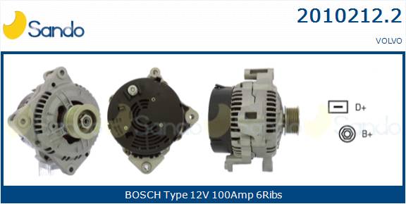 SANDO ALTERNATORE VOLVO
