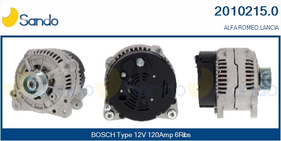 SANDO ALTERNATORE ALFA ROMEO