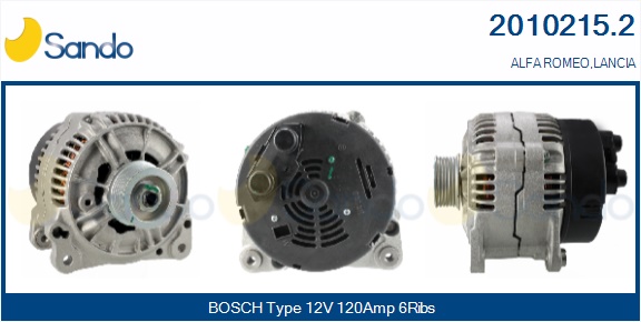 SANDO ALTERNATORE ALFA ROMEO