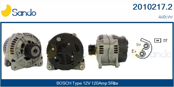 SANDO ALTERNATORE VW