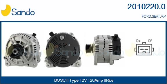 Alternatore SANDO 2010220.0