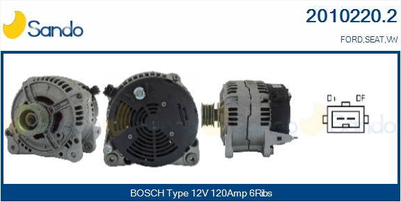 SANDO ALTERNATORE VW