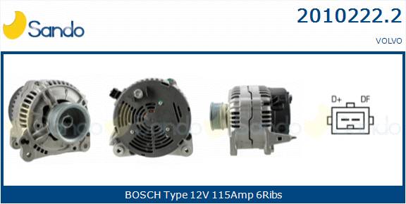 SANDO ALTERNATORE VOLVO