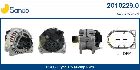  ALTERNATORE (ADATTABILE) VW GOLF 1.4 -06