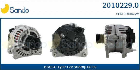  ALTERNATORE (ADATTABILE) VW GOLF 1.4 -06