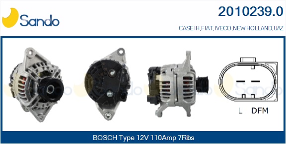 ALTERNATORE (ADATTABILE) IVECO