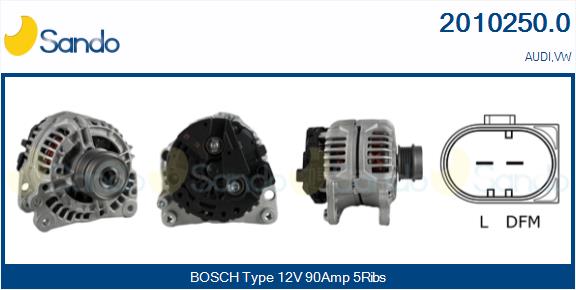 Alternatore SANDO 2010250.0