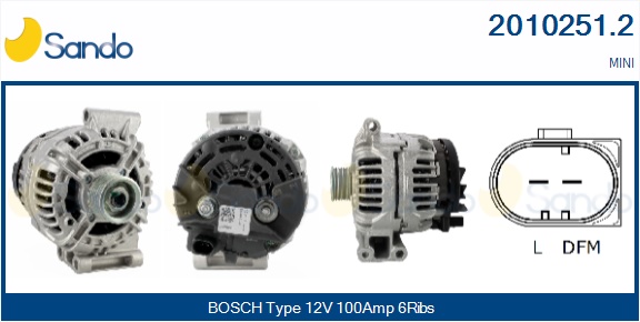 SANDO ALTERNATORE BMW