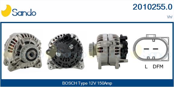  ALTERNATORE (ADATTABILE) VW TOUAREG 2.5TDI -10