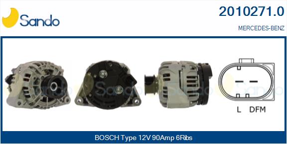 Alternatore SANDO 2010271.0