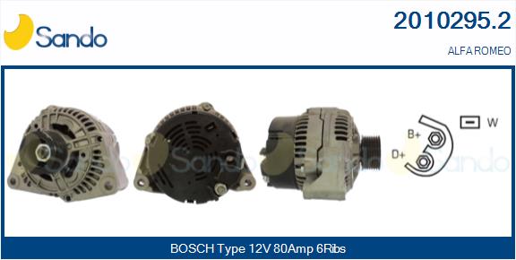 SANDO ALTERNATORE ALFA ROMEO