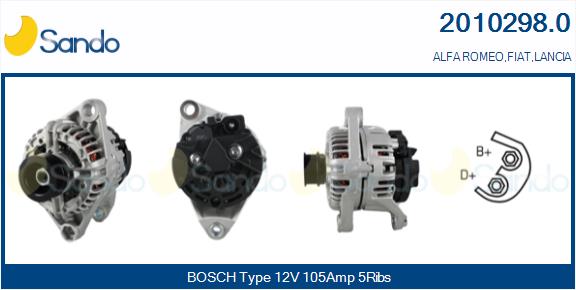  ALTERNATORE (ADATTABILE) FIAT