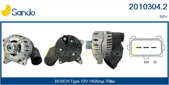 SANDO ALTERNATORE BMW