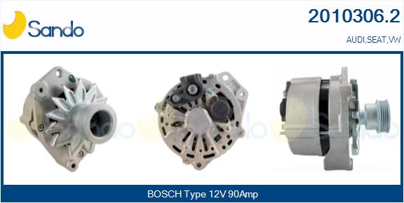 SANDO ALTERNATORE AUDI.VW