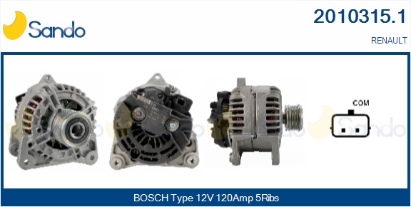 SANDO ALT.RE(ORIGINALE ) RENAULT MODUS 1.5DCI 05-