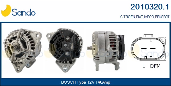 ALTERNATORE (ORIGINALE ) IVECO DAYLY35C 15K -14