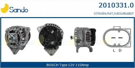  ALTERNATORE (ADATTABILE)