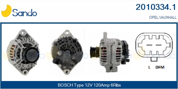  ALTERNATORE (ORIGINALE ) OPEL ASTRA H 1.9 CDTI 05-