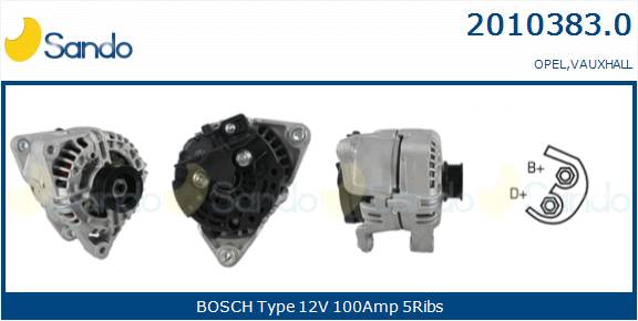  ALTERNATORE (ADATTABILE) OPEL.VAUXHALL