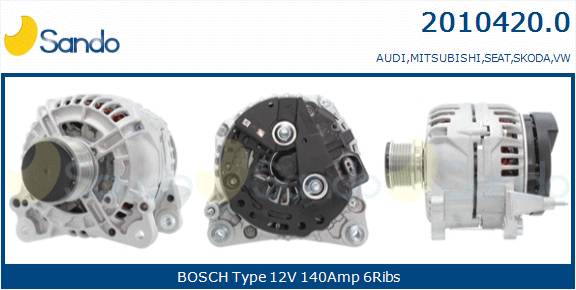 SANDO ALT.RE(ADATTABILE) AUDI A1 1.6 TDI -15