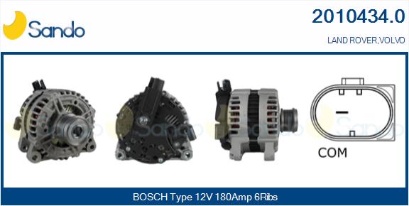 Alternatore SANDO 2010434.0
