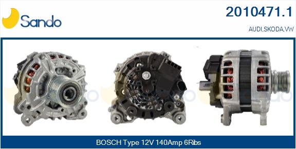 SANDO ALT.RE(ORIGINALE) AUDI.SKODA.VW
