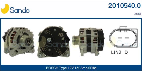 Alternatore SANDO 2010540.0