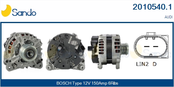  ALTERNATORE (ORIGINALE) AUDI A5 3.0 TDI -17