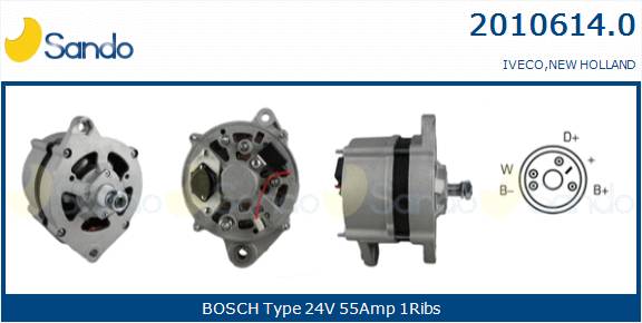  ALTERNATORE (ADATTABILE) IVECO EUROCARGO -15