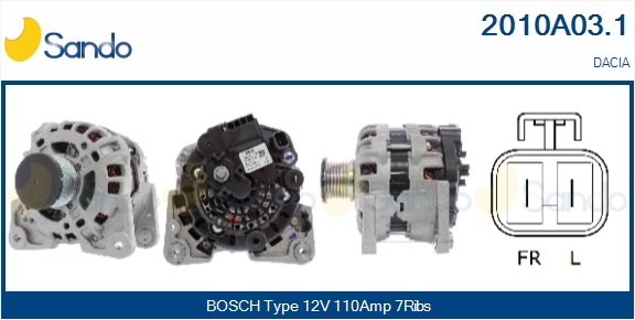 Alternatore SANDO 2010A03.1