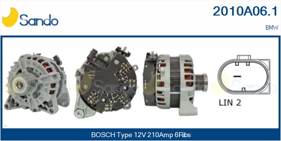 Alternatore SANDO 2010A06.1