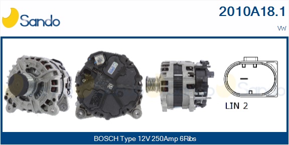 Alternatore SANDO 2010A18.1