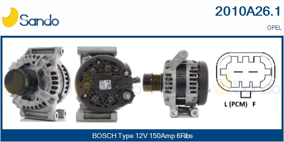 Alternatore SANDO 2010A26.1
