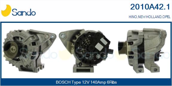 Alternatore SANDO 2010A42.1