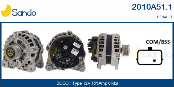 Alternatore SANDO 2010A51.1
