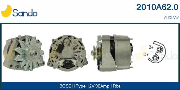 Alternatore SANDO 2010A62.0