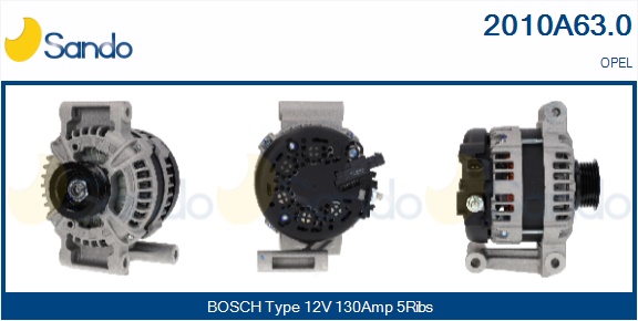 Alternatore SANDO 2010A63.0