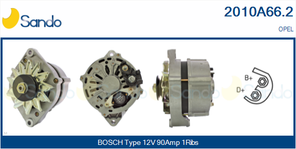 Alternatore SANDO 2010A66.2