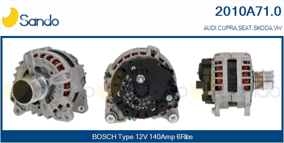 Alternatore SANDO 2010A71.0
