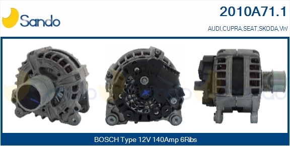 Alternatore SANDO 2010A71.1