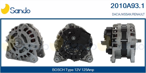 Alternatore SANDO 2010A93.1