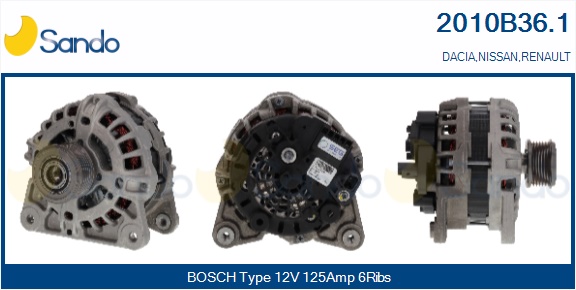 Alternatore SANDO 2010B36.1
