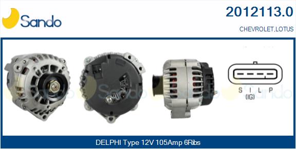 Alternatore SANDO 2012113.0