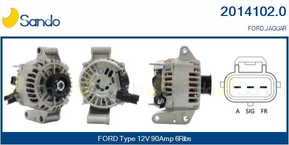 Alternatore SANDO 2014102.0