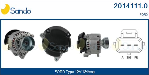  ALTERNATORE (ADATTABILE) FORD FOCUS 1.8TDCI -04