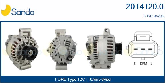 Alternatore SANDO 2014120.0