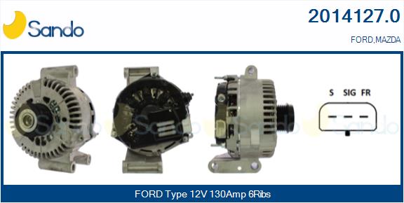 Alternatore SANDO 2014127.0