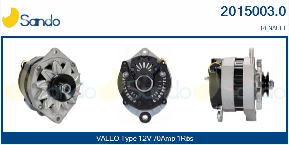 Alternatore SANDO 2015003.0