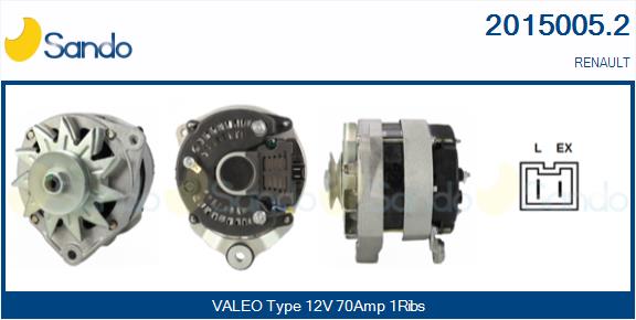 Alternatore SANDO 2015005.2